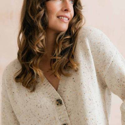 Bloom Fleck Cardigan Ecru 2.JPG